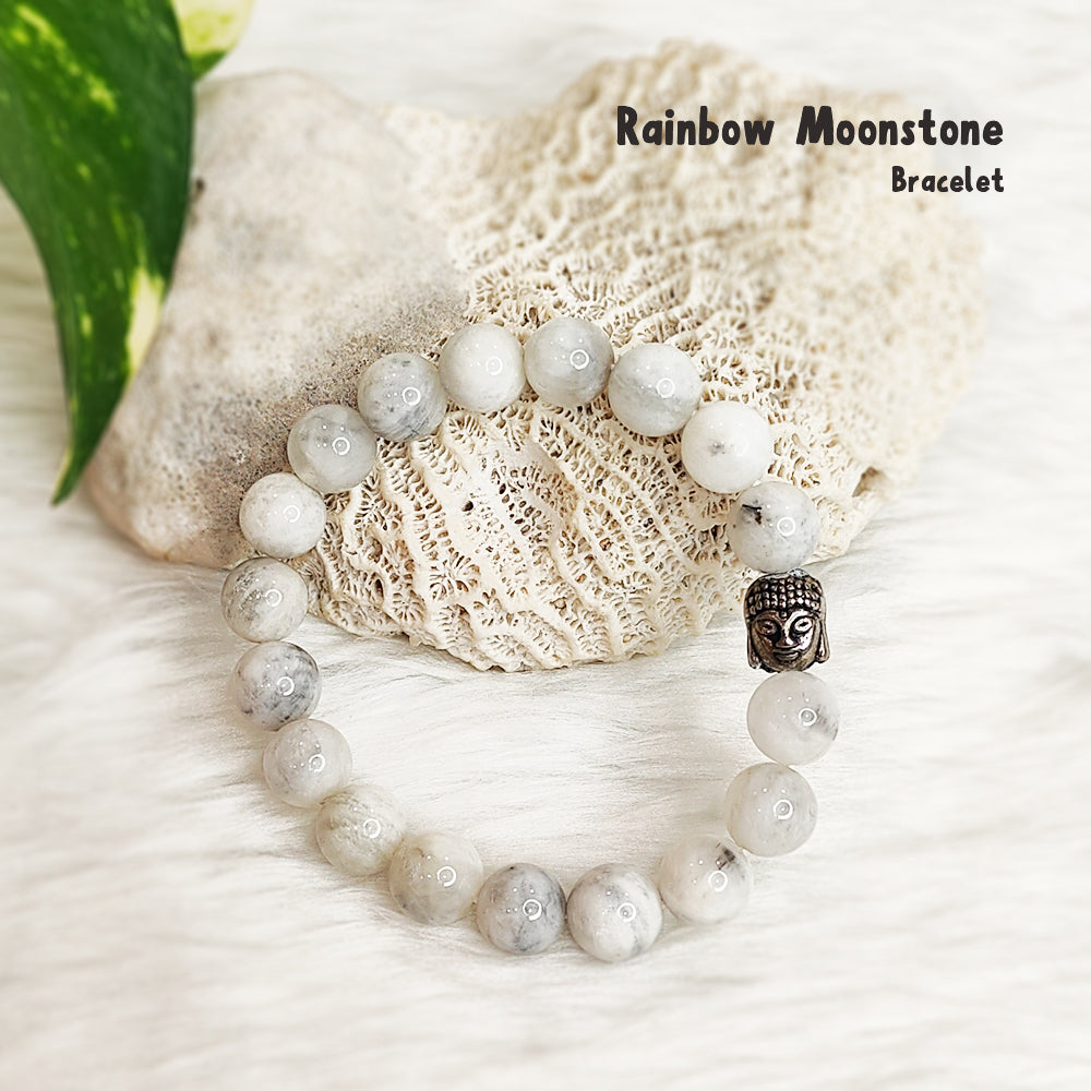 Rainbow Moonstone Bracelet