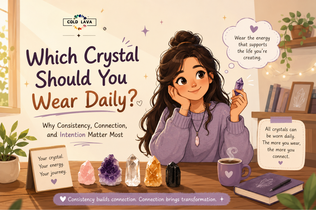 Which Crystal Should You Wear Daily? A Simple Guide by Cold Lava Studio