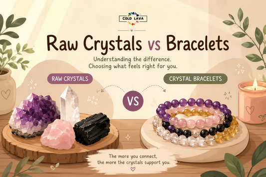 Raw Crystals vs Crystal Bracelets: What’s the Difference and Which One Is Right for You?