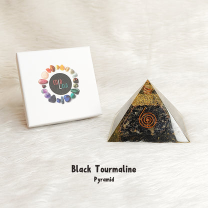 Black Tourmaline Pyramid