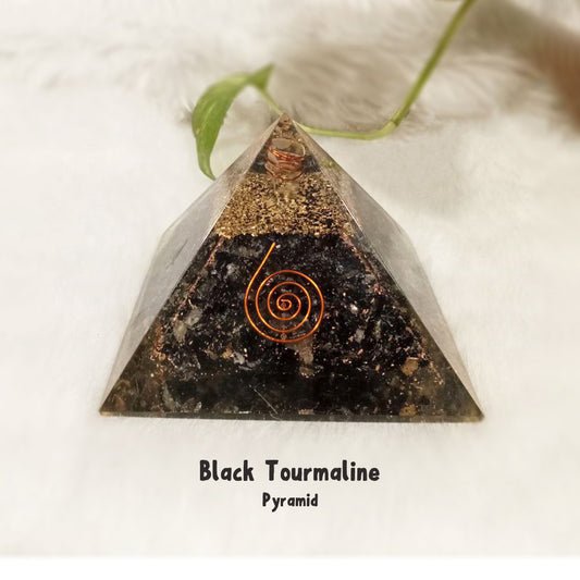 Black Tourmaline Pyramid