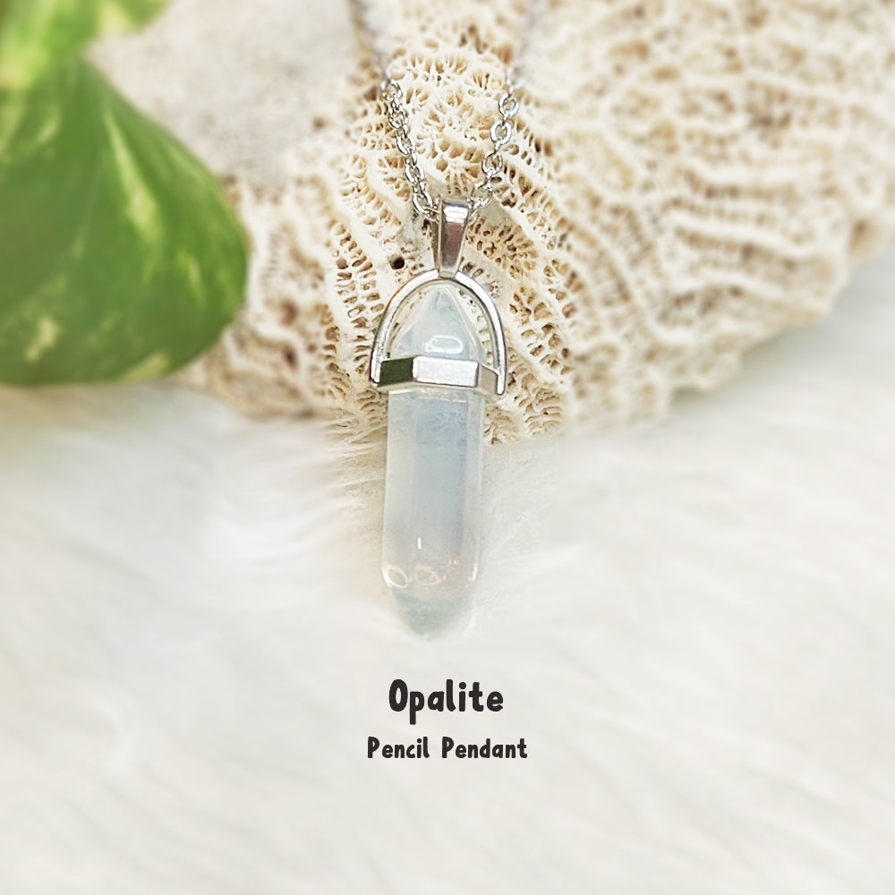 Opalite Pencil Pendant
