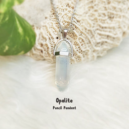 Opalite Pencil Pendant