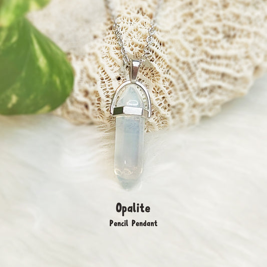 Opalite Pencil Pendant