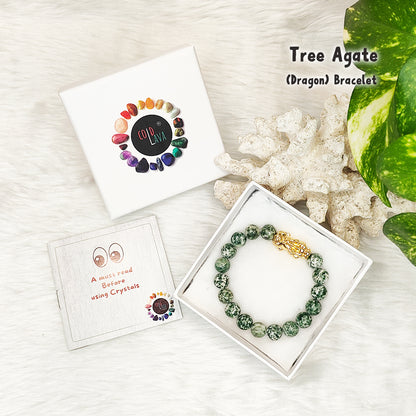 Tree Agate Pixiu Bracelet