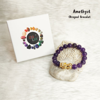 Amethyst Pixiu Bracelet