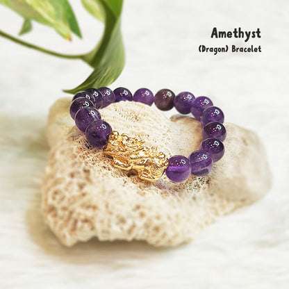 Amethyst Pixiu Bracelet