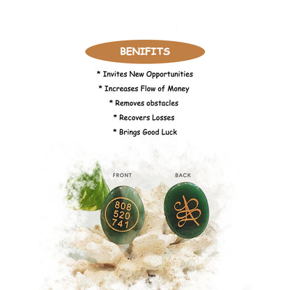 Green Aventurine Zibu Coin