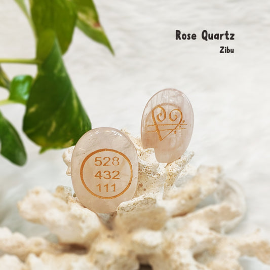 Rose Quartz Zibu Coin