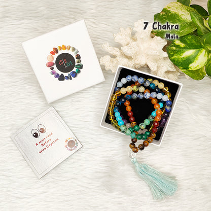 7 Chakra Crystal Mala