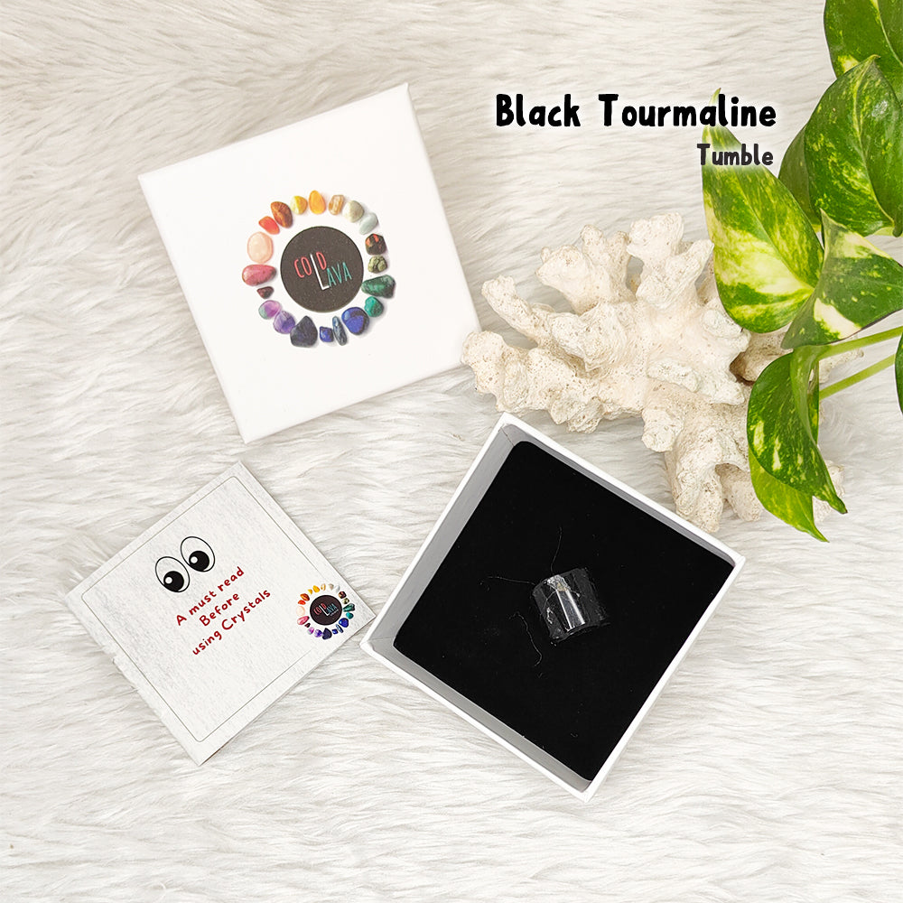 Black Tourmaline Tumble Stone