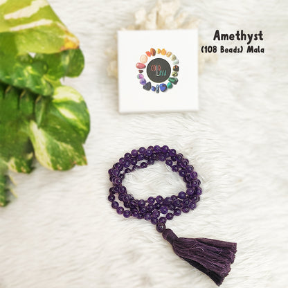 Amethyst Crystal Mala