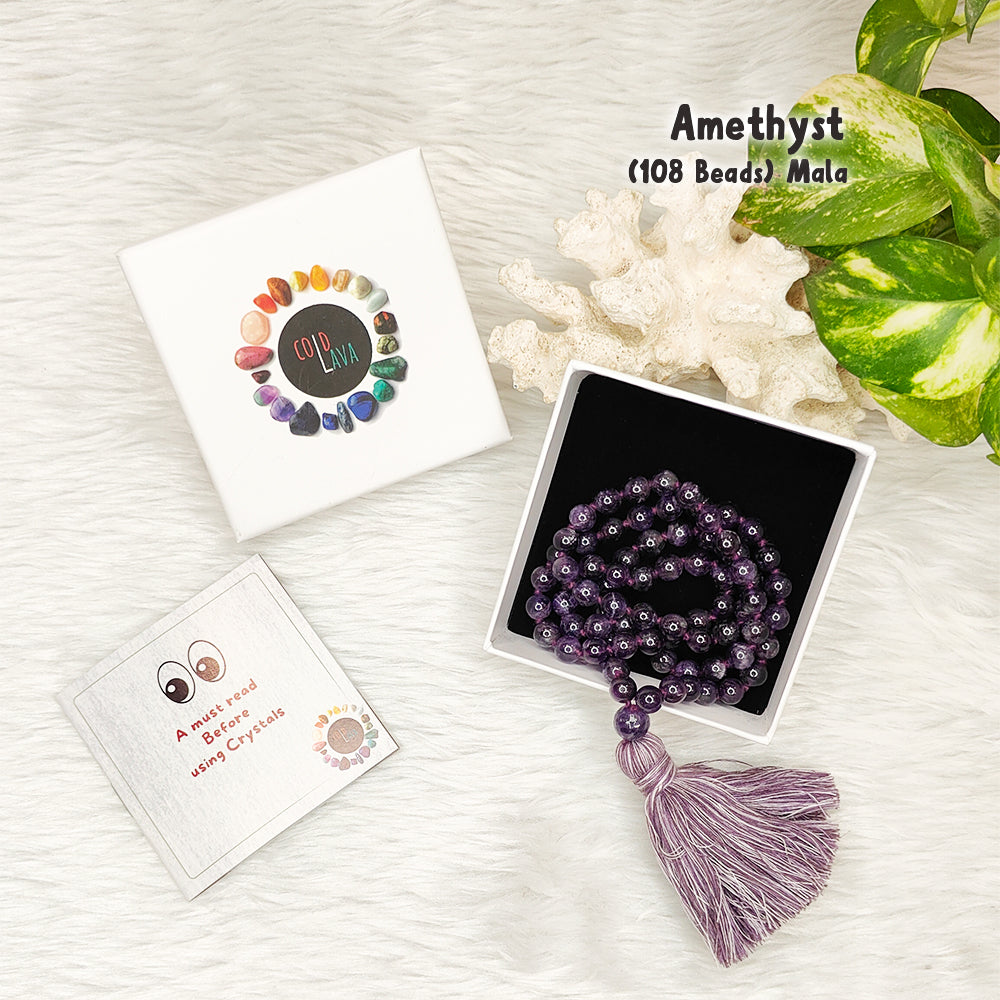 Amethyst Crystal Mala