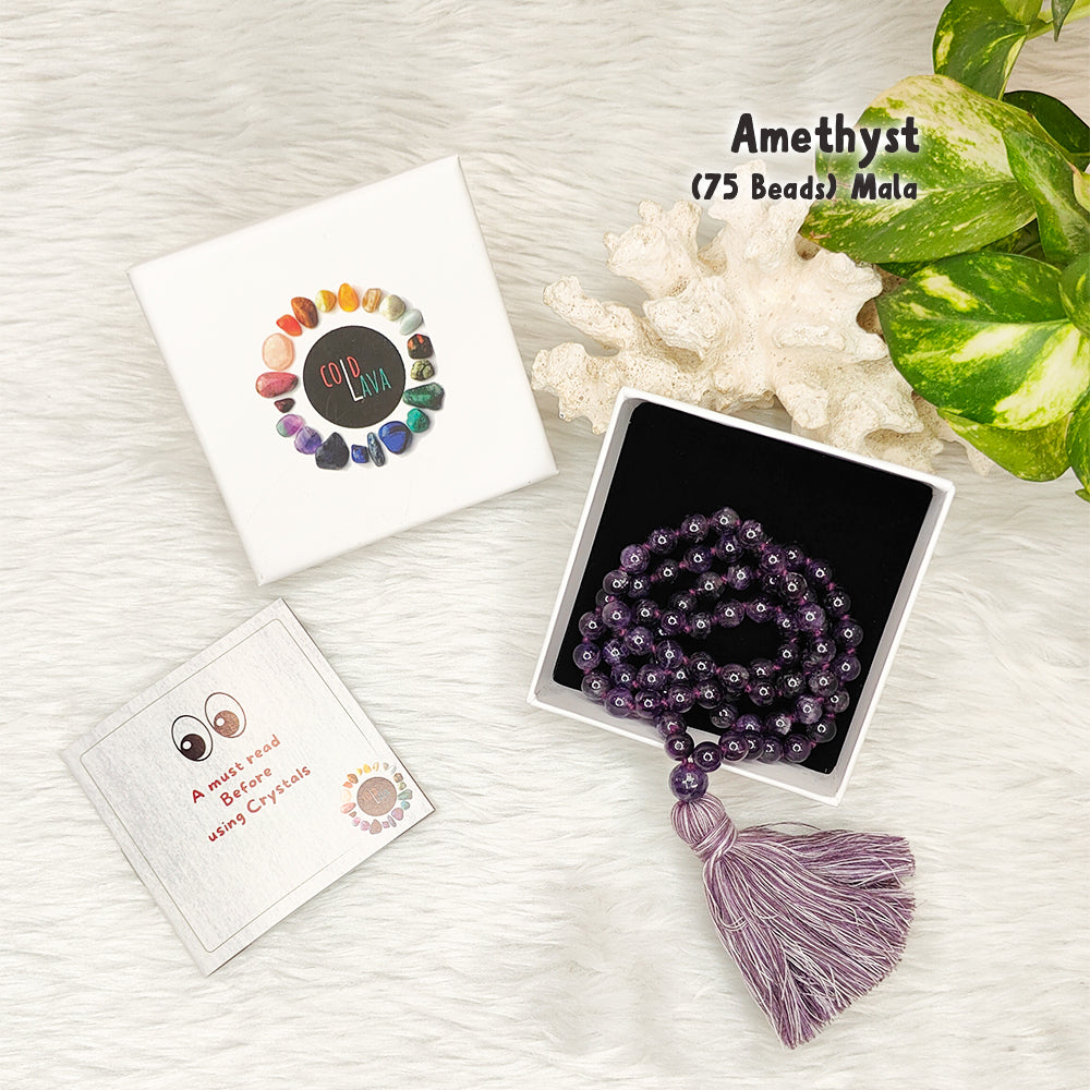 Amethyst Crystal Mala