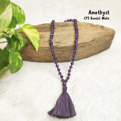 Amethyst Crystal Mala
