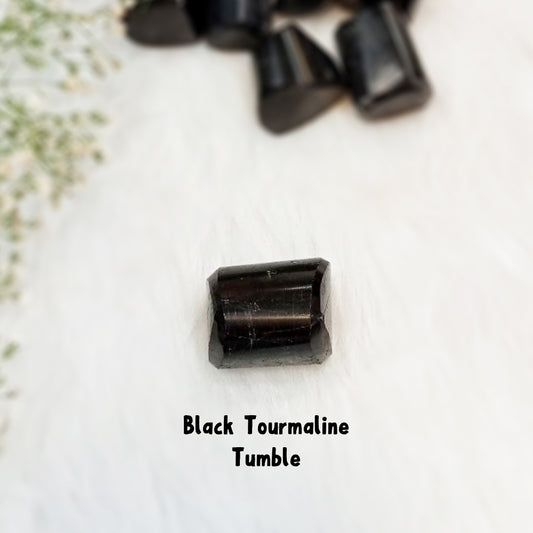 Black Tourmaline Tumble Stone