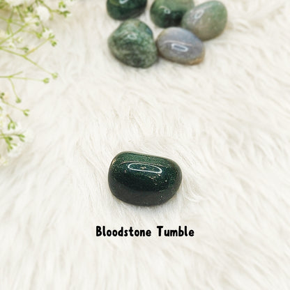 Bloodstone (Heliotrope) Tumble Stone