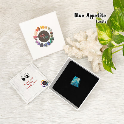 Blue Apatite Tumble Stone