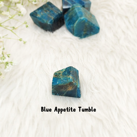 Blue Apatite Tumble Stone