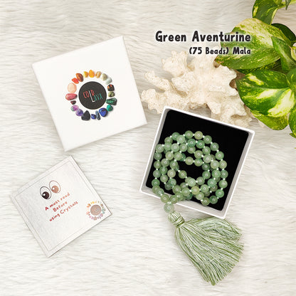 Green Aventurine Crystal Mala