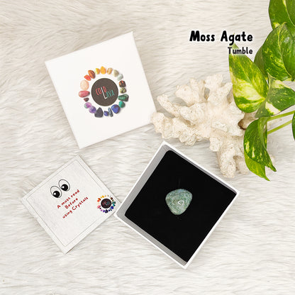Moss Agate Tumble Stone