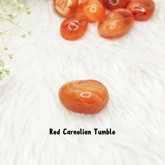 Red Carnelian Tumble Stone