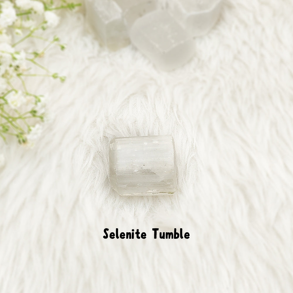Selenite Tumble Stone