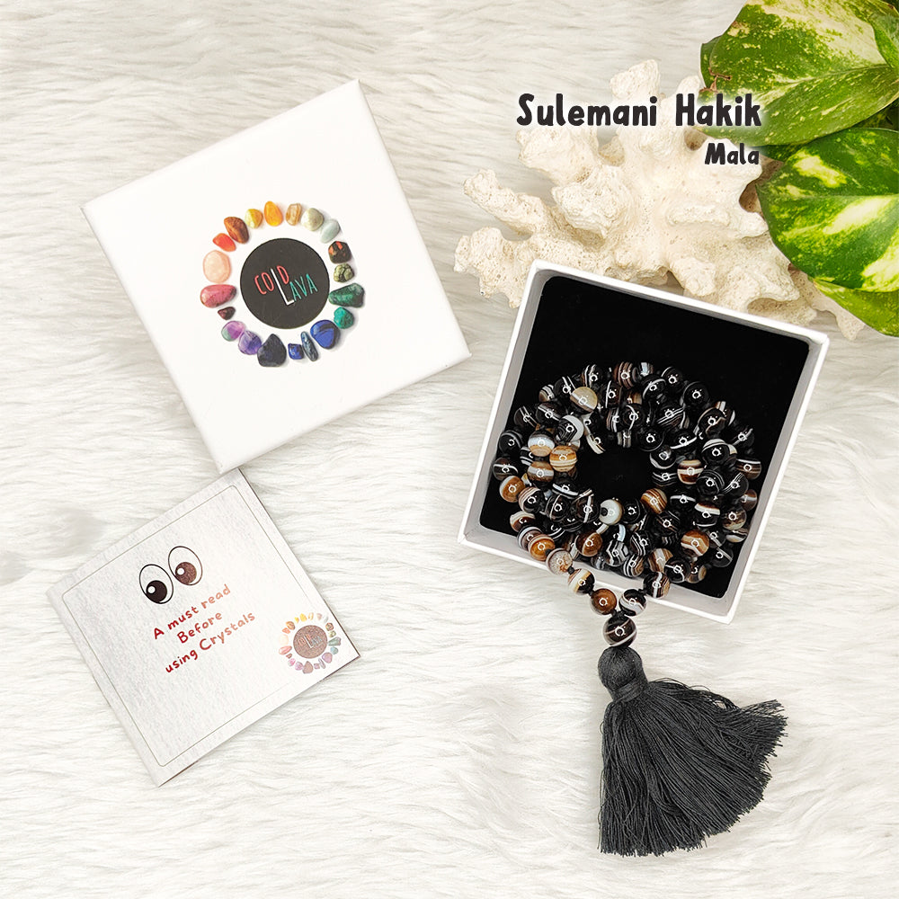 Sulemani Hakik Crystal Mala