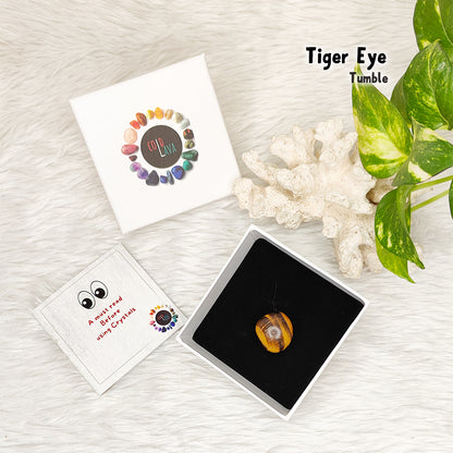 Tiger Eye Tumble Stone