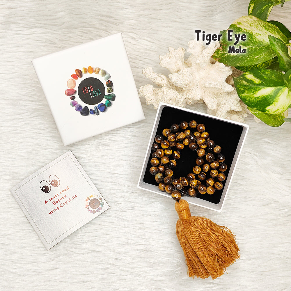 Tiger Eye Crystal Mala