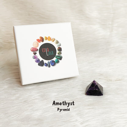 Mini Amethyst Pyramid