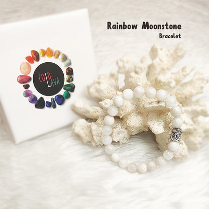 Rainbow Moonstone Bracelet