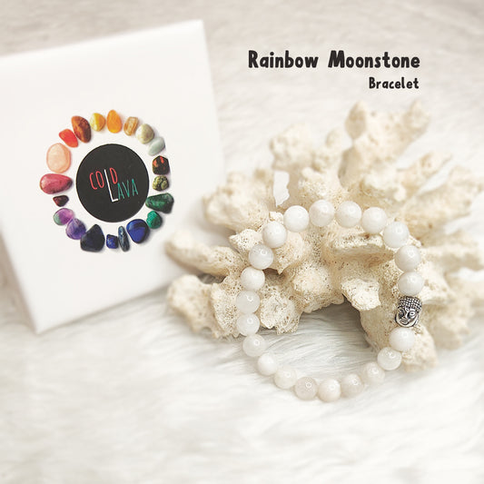 Rainbow Moonstone Bracelet