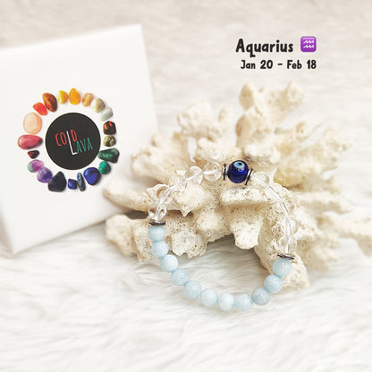 Aquarius – कुम्भ (Kumbh) Zodiac Bracelet