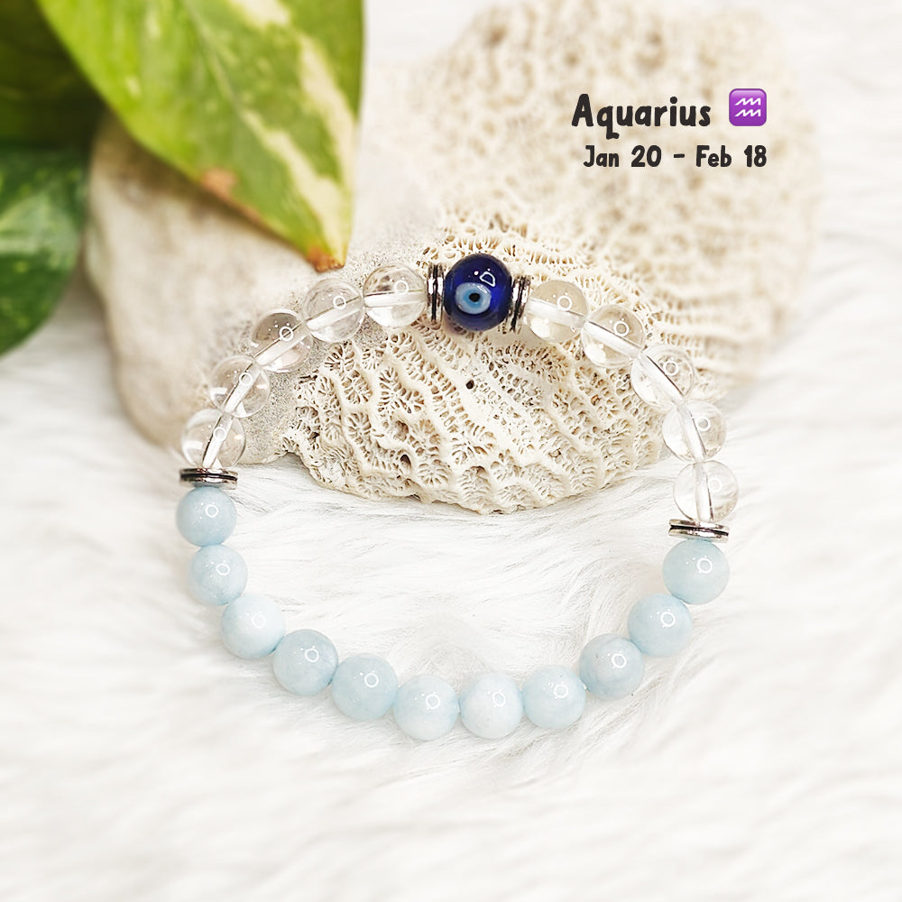 Aquarius – कुम्भ (Kumbh) Zodiac Bracelet