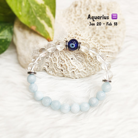 Aquarius – कुम्भ (Kumbh) Zodiac Bracelet