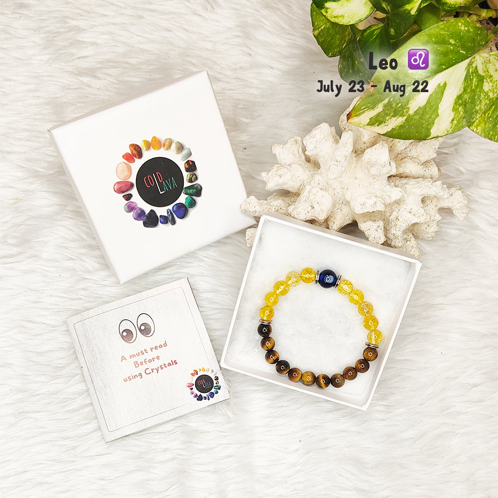 Leo – सिंह (Singh) Zodiac Bracelet