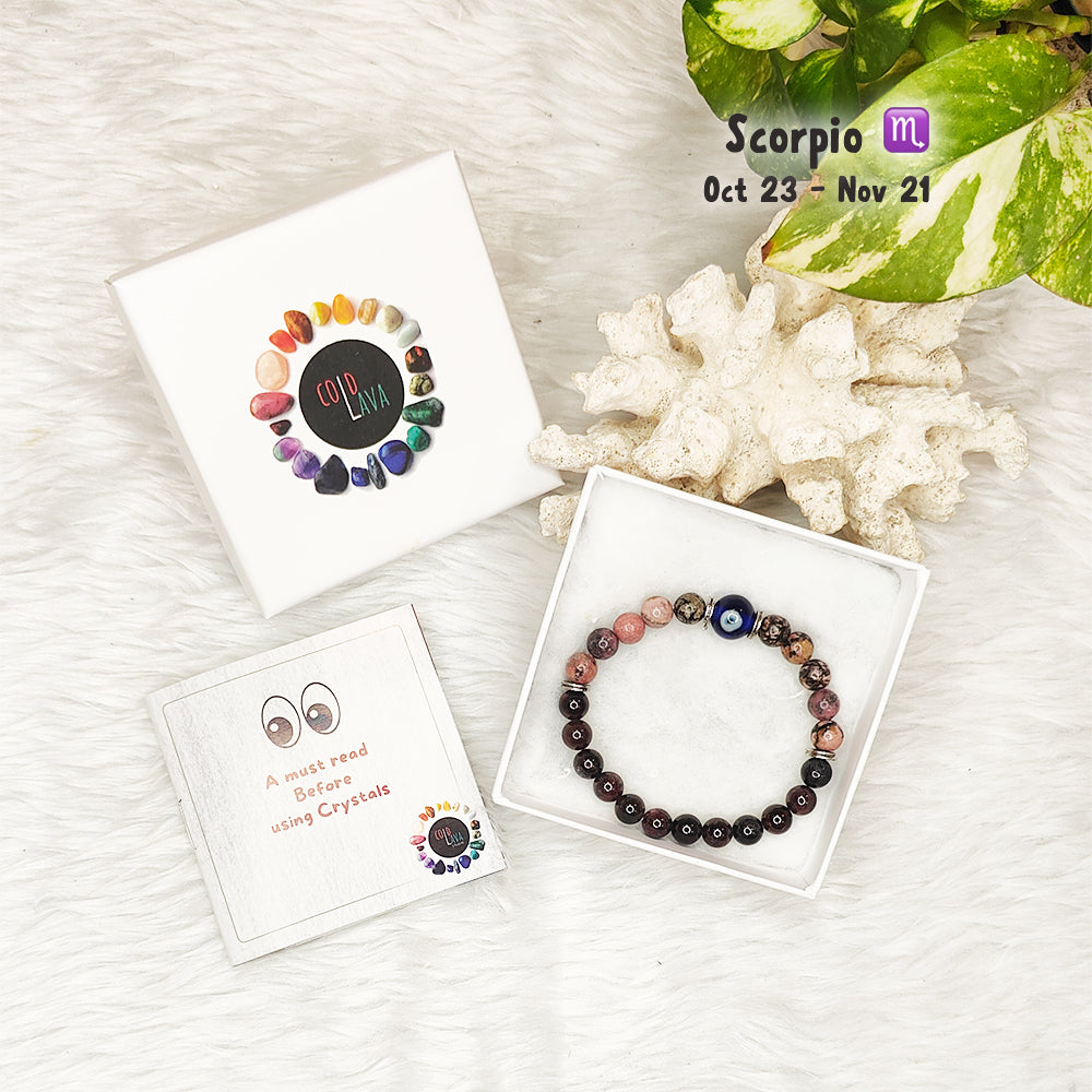 Scorpio – वृश्चिक (Vrishchik) Zodiac Bracelet