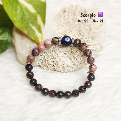Scorpio – वृश्चिक (Vrishchik) Zodiac Bracelet