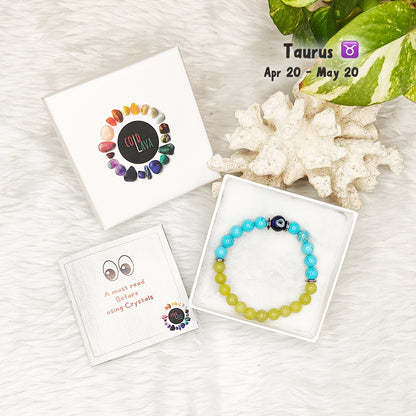 Taurus – वृषभ (Vrishabh) Zodiac Bracelet