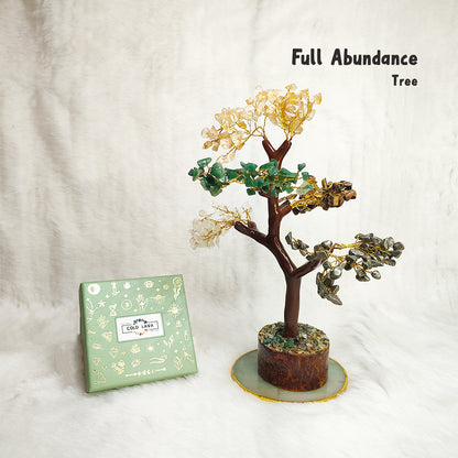 Abundance natural gemstone crystal tree, close-up of branches – Cold Lava Studio