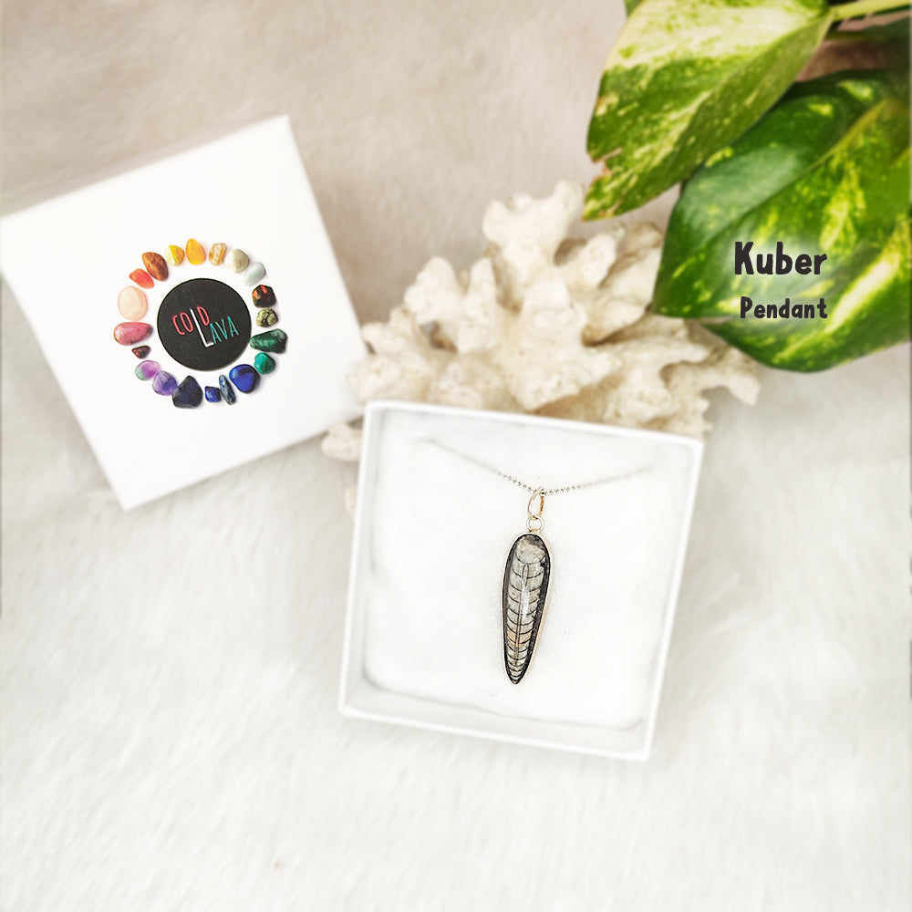 Orthoceras ( Kuber Stone ) Pendant