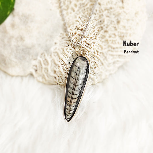Orthoceras ( Kuber Stone ) Pendant