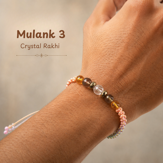 Mulank 3 Crystal Rakhi