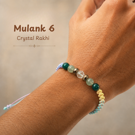Mulank 6 Crystal Rakhi