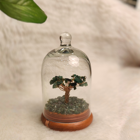 Green Aventurine Dome Tree