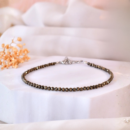 Pyrite Anklet (Adjustable)