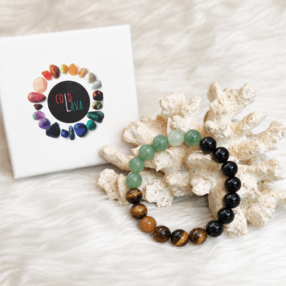 Nazar Protection Money bracelet styled on wrist - Cold Lava Studio