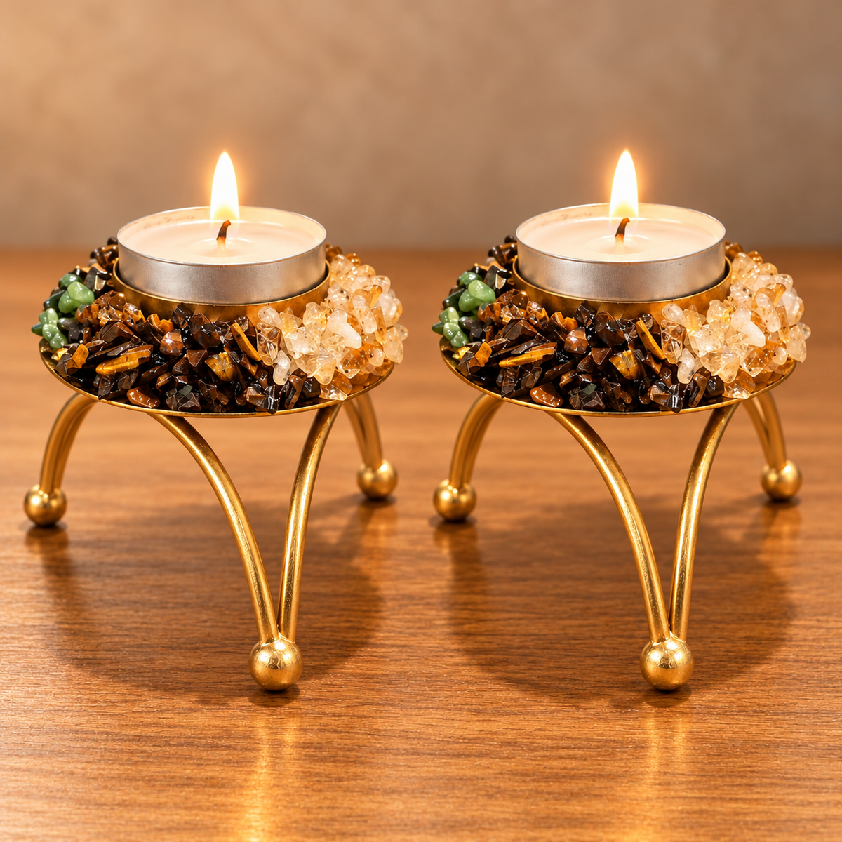 Abundance Tea Light Candle Holder