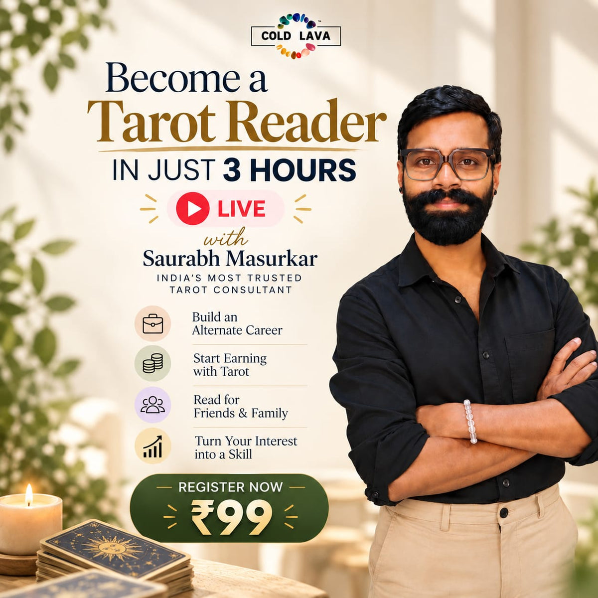 Tarot Reading Starter Workshop (Live Online)